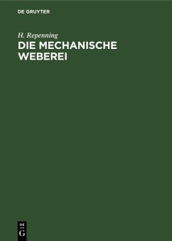 Cover Die mechanische Weberei (eBook, PDF)