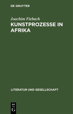 Cover Kunstprozesse in Afrika (eBook, PDF)