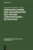 Verhandlungen des Neunzehnten Deutschen Juristentages - Gutachten (eBook, PDF)