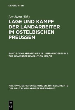 Cover (Vom Anfang des 19. Jahrhunderts bis zur Novemberrevolution 1918/19) (eBook, PDF)