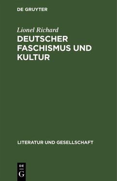 Cover Deutscher Faschismus und Kultur (eBook, PDF)