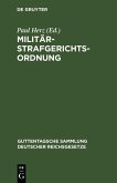 Militärstrafgerichtsordnung (eBook, PDF)