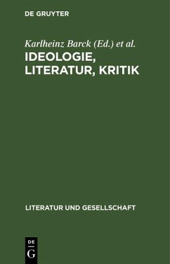 Cover Ideologie, Literatur, Kritik (eBook, PDF)