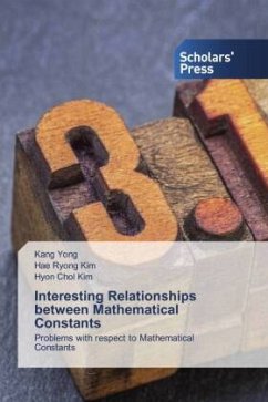 Interesting Relationships between Mathematical Constants - Yong, Kang;Kim, Hae Ryong;Kim, Hyon Chol