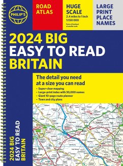 2024 Philip's Big Easy to Read Britain Road Atlas - Philip's Maps