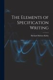 The Elements of Specification Writing