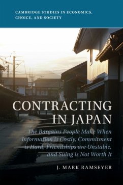 Contracting in Japan - Ramseyer, J. Mark (Harvard Law School, Massachusetts)