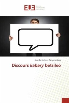 Discours kabary betsileo - Ramamonjisoa, Jean Bertin Iréné