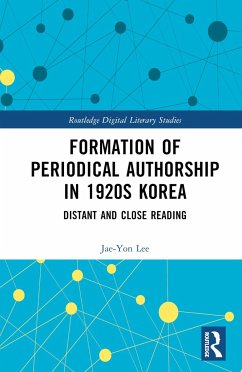 Formation of Periodical Authorship in 1920s Korea - Lee, Jae-Yon