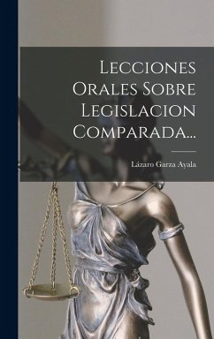 Cover Lecciones Orales Sobre Legislacion Comparada...