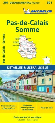 Pas-de-Calais, Somme - Michelin Local Map 301 - Michelin