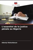 L'essentiel de la justice pénale au Nigeria