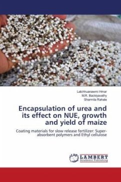 Encapsulation of urea and its effect on NUE, growth and yield of maize