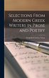 Selections from Modern Greek Writers in... - Bild 1