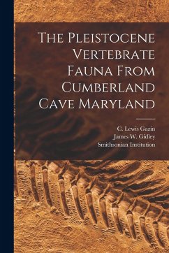 Cover The Pleistocene Vertebrate Fauna From Cumberland Cave Maryland