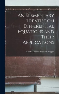 Cover An Elementary Treatise on Differential Equations and Their Applications