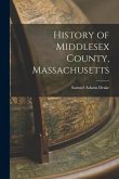 History of Middlesex County, Massachusetts
