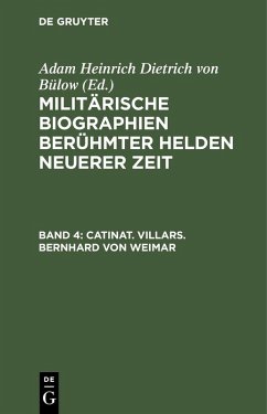 Cover Catinat. Villars. Bernhard von Weimar (eBook, PDF)