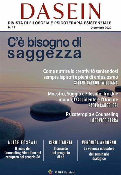 DASEIN. Rivista di Filosofia e Psicoterapia esistenziale N.11 (eBook, ePUB) DASEIN. Rivista di Filosofia e Psicoterapia esistenziale N.11 (eBook, ePUB)