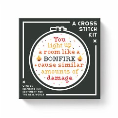 You Light Up A Room Cross Stitch Kit - Brass Monkey;Galison