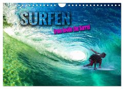 Surfen - from Inside the Barrel (Wandkalender 2024 DIN A4 quer), CALVENDO Monatskalender - Utz, Renate