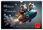 Mäuse Freunde (Wandkalender 2024 DIN A4 quer), CALVENDO Monatskalender