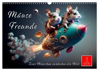 Mäuse Freunde (Wandkalender 2024 DIN A3 quer), CALVENDO Monatskalender