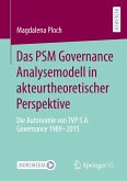 Das PSM Governance Analysemodell in akteurtheoretischer Perspektive