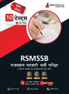 RSMSSB Rajasthan Patwari Recruitment Exam 2023 (Hindi Edition) - 10 Full Length Mock Tests (1500 Solved Objective Questions) with Free Access to Online Tests - Edugorilla Prep Experts