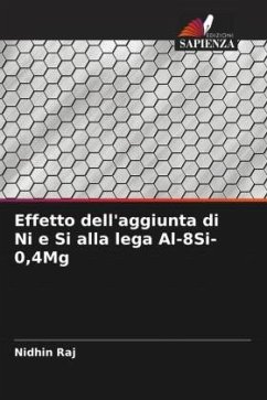 Effetto dell'aggiunta di Ni e Si alla lega Al-8Si-0,4Mg - Raj, Nidhin