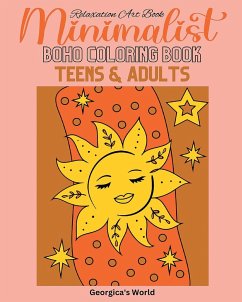 Minimalist Boho Coloring Book for Teens and Adults - Yunaizar88