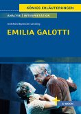 Emilia Galotti von Gotthold Ephraim Lessing - Textanalyse und Interpretation (eBook, ePUB)
