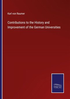 Cover Contributions to the History and Improvement of the German Universities
