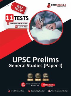 UPSC Prelims General Studies (Paper 1) Book 2023 (English Edition) - 8 Mock Tests and 3 Previous Year Papers (1300 Solved Objective Questions) with Free Access to Online Tests - Edugorilla Prep Experts