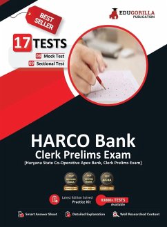 Haryana State Co-Operative Bank Clerk Prelims Exam 2023 - HARCO (English Edition) - 8 Full Length Mock Tests and 9 Sectional Tests with Free Access To Online Tests - Edugorilla Prep Experts