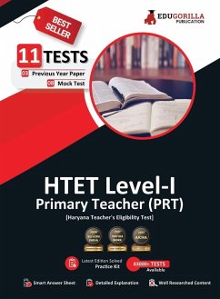 HTET Level-I Exam 2023 (English Edition) - Haryana Primary Teacher (PRT) - 8 Mock Tests and 3 Previous Year Papers (1600 Solved Questions) with Free Access to Online Tests - Edugorilla Prep Experts