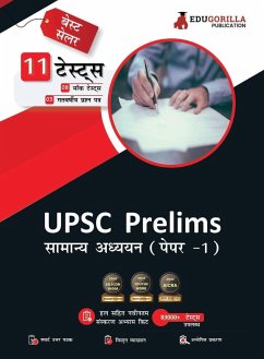UPSC Prelims General Studies (Paper 1) Book 2023 (Hindi Edition) - 8 Mock Tests and 3 Previous Year Papers (1300 Solved Objective Questions) with Free Access to Online Tests - Edugorilla Prep Experts