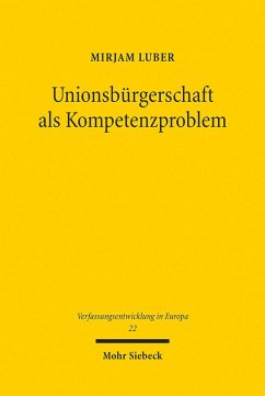 Cover Unionsbürgerschaft als Kompetenzproblem (eBook, PDF)