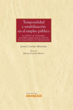 Temporalidad y estabilización en el Empleo Público (eBook, ePUB) - Cantero Martínez, Josefa