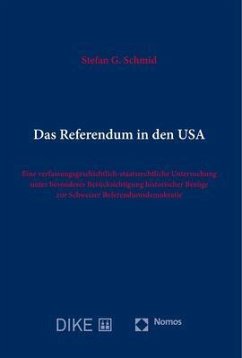 Das Referendum in den USA - Schmid, Stefan G.