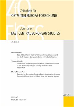 Zeitschrift für Ostmitteleuropa-Forschung 67/3 ZfO - Journal of East Central European Studies JECES 67/3