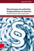 Übersetzungen des polnischen Strafgesetzbuches ins Deutsche (eBook, PDF)