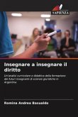 Insegnare a insegnare il diritto