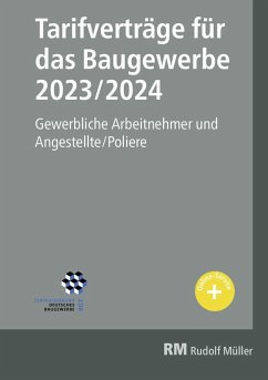 Tarifverträge für das Baugewerbe 2023/2024 - E-Book (eBook, PDF) - Jöris, Heribert