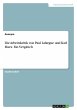 Die Arbeitskritik von Paul Lafargue und... - Bild 1