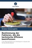 Bestimmung der Faktoren, die die technische Effizienz beeinflussen