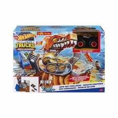 Image of Hot Wheels Monster Trucks Arena World: Semi-Finals Asst - Tiger Shark's Spin Out Frenzy