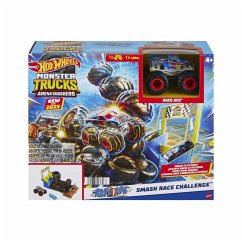 Image of Hot Wheels Monster Trucks Arena World: Entry Challenge - Race Ace's Tire Smash Race