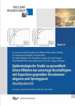 Epidemiologische Studie zu gesundheitlichen Effekten bei untertage Beschäftigten mit Exposition gegenüber Dieselmotorabgasen und Sprenggasen (eBook, PDF)