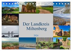 Der Landkreis Miltenberg (Tischkalender 2024 DIN A5 quer), CALVENDO Monatskalender - Meisenzahl, Jessica